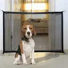 Uandhome Magic Gate for Dogs, Dog Gate, Pet Safety Gate, Portable Folding Mes...