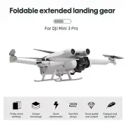 Lightweight Heightened Landing Gear Extended Leg Protector For DJI Mini 3 Pro