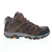 Merrell Moab Vertex 2 Mid Waterproof Carbon Fiber Mens Brown Wide Work Boots