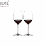 【RIEDEL】FATTO A MANO 卡本內手工紅酒杯-黑粉-單杯裝-2入(頂級手工工藝品質)