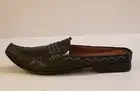 Robert Zur Women Design Vega BB Loafers Mule Shoes Black/Turquoise sz 10m