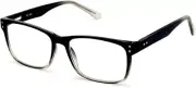 V.W.E. Large Men Premium Rectangle Reading Glasses - TT Black, 1.25)