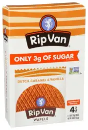 Rip Van Wafels Dutch Caramel And Vanilla Wafels 4.64 Oz.