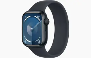 【Apple官方直送】【25個工作天出貨】 Apple Watch Series 9 (S9) GPS+行動網路 (41mm) 鋁金屬錶框+運動錶環