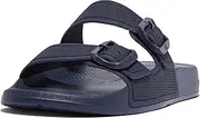 [FitFlop] Women's Iqushion Bar Buckle Slide Flat Sandal