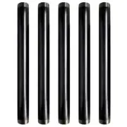 The Plumber's Choice Steel Pipe 1-1/2" Threaded Corrosion Resistant (5-Pack)