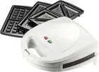 Toasted Sandwich Maker, Waffle Maker and Panini Grill Press with 3 Non-Stick Dis
