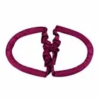 Hair Curler Adjustable Fashion Pattern Heatless Curling Rod Headband Mini