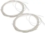 ibasenice 2 Sets Classical Guitar Strings Nylon Replacement Strings for Acoustic Guitars Silverplated Easy to Replace