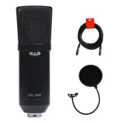CAD GXL1800 Side-Address Studio Condenser Microphone with Pop Filter & Cable