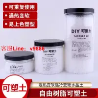 在飛比找樂天市場購物網優惠-【應有盡有咨詢客服】手工DIY水晶土自由樹脂可塑土熱塑樹脂遇