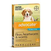 Advocate Aqua - 4-10kg Medium Dogs 6 pack (6 months)