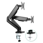 [ACA-MMA-DGC01K] activiva ErgoLife Dual Monitor Screen Steel Gas Spring Monitor Arm