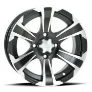 ITP SS312 Wheel 14x6 4/137 Black w/Mach 4+2 Can Am Defender HD10 DPS (2016-2018)