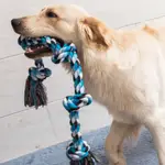手工長棉繩 結繩寵物玩具 磨牙耐咬繩 棉繩玩具 狗狗玩具 寵物 狗玩具 毛大二寵物店