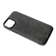 iPhone 16 Compatible Case Cover With Leather Flip Wallet - Black