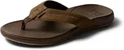 [REEF] Cushion Phantom 2.0 LE Men's Flip Flop, Full Grain Leather Straps, Ultra Soft Cushion Footbed