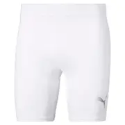 Puma Mens Liga Baselayer Compression Shorts (White)