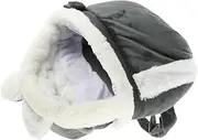 Abaodam Cat Backpack Portable Pet Carrier for Indoor Nesting Grey Versatile Design for Cats Easy to Clean Space Saving Storage Durable Material