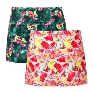 Tropical Server Aprons 2 Pack Tiki Bar Waitress Aprons Waterproof Bartending