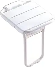 SJIALEN Multifunctional Folding Bathroom Stool Lightweight Wall-Mounted Pregnant Woman Bathroom Stool Bath Tub Chair for Elderly Shower Chair(A)