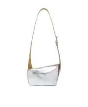 Alexander McQueen T-Bar Sling Shoulder Bag One size silver