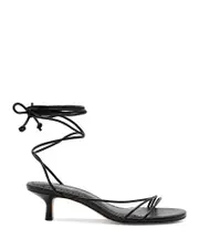 Larroude Women's Sara Strappy Kitten Heel Sandals