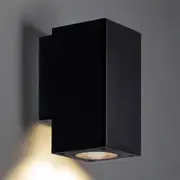 Architectural 1 Light LED Outdoor Wall Light Square in Black