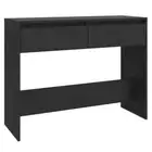 Wood Wooden Console Table Hallway Entry Desk Display Shelf Drawers