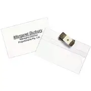 Rexel Magnetic ID Name Badge Holder Pack 10