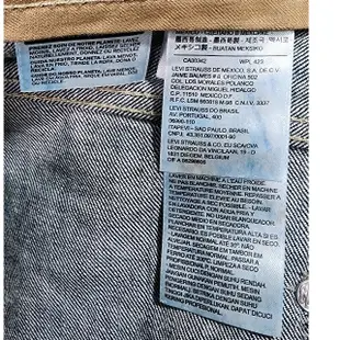 Levi's LEVIS 513 深藍 硬挺 修身 直筒 單寧 牛仔 長褲 墨西哥製