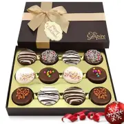 Christmas Cookies Gift Basket - Delicious Chocolate Gift Chocolate Gift Box