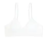 Wonder Nation Girls Smooth Bralette 28 New with Tags White Removable Cups Soft