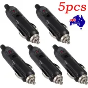 5PCS 12V Car Plug Fuse Male Car Cigarette Lighter Socket Plug Connector For car
