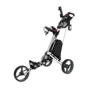 Golf Club Buggy Trolley Cart Compact Foldable 3 Wheel