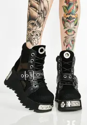 [Demonia] In High Demand Platform Boots