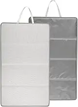 UKQRRTC Foldable Ironing Pad Waterproof Heat Resistant Ironing Blanket Thickened Table Top Ironing Mat Iron Pad for Countertop Travel Dryer Top(L)