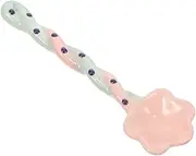 Alipis Cute Twisted Ceramic Dessert Spoon for Kitchen and Dining Compact Dot Serving Spoon for Restaurants and Home Use Safe and Stylish Design