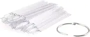 Healeved 50pcs Nail Art Tips Display Stand Fan Nail Display Shelf 50 Colours for Diy