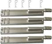 GRILLJOB Cast Stainless Steel BBQ Grill Burner Replacement Parts for Bull Lion Grill Burner Replacement for Aussie Blaze Beafeater CHARBROIL NEXGRILL Thermos Turbo (CIT, 26102 23301 16516 44305)
