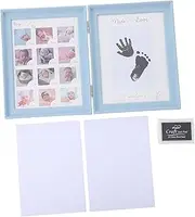 ifundom Ink Pad Photo Frame Set Table Handprint Photo Frame Newborn Photo Frame Desktop Photo Frame Photo Frame Adornment Picture Frame Growth Photo Frame Desktop Ornament