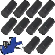 Rollerball Pen for Label Labeling Machine, Rollerball Pen for Retail Tags, Pack of 10 Labeling Machine Ink Wheels, Paint Roller for Application of Clothes Labels, 20mm Refill Ink Roll