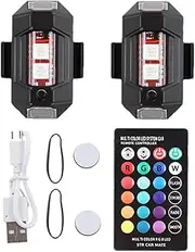 LED Strobe Light - Anti-Collision Strobe Lights | USB Rechargeable Strobe Lights With Remote Control | Flashing Warning Signal Light For Night Riding, Motorcycles, Drones, Aircraft