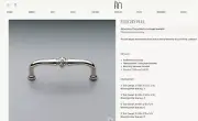 Lot of 4 Restoration Hardware Felicity Drawer/Cupboard Pulls Handles 6" Silver
