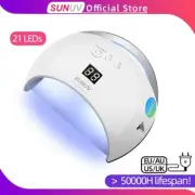 Smart Lamp Nail LED UV Lamp Dryer Metal Bottom LCD Timer Multicolors for Curing