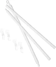 Ipetboom 1 Set Venetian Blind Rod Drapery Blinds Stick Blinds & Shades Mini Curtain Vertical Blinds Stick Window Blind Parts Repair Tilt Wand Blind Stick Windows White Telescopic Pp Hook