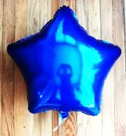 Star Shape 18 inch Blue Mylar Foiul Ballon Party New in Package