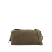 [Elleme] Elleme Trousse Suede Double-zip Shoulder Bag ONE SIZE GREEN