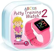 ABC123 Potty Training Watch 2- Baby Reminder Water Resistant Timer for Toilet Training Kids & Toddler (Pink)