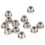 12PCS NonSlip Tire 4mm Lock Nut For Axial 4 6 SCX10 1/10 RC Model MNS